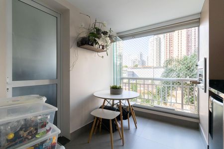 Varanda da Sala de apartamento à venda com 2 quartos, 65m² em Vila Gumercindo, São Paulo