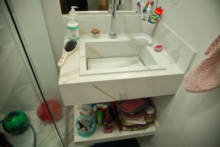 Apartamento à venda com 133m², 3 quartos e 3 vagasBanheiro da Suíte 3