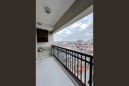 Varanda da Sala de apartamento para alugar com 2 quartos, 63m² em Brás, São Paulo