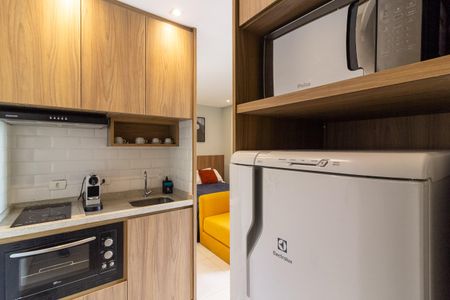 Studio para alugar com 26m², 1 quarto e sem vagaCozinha Americana