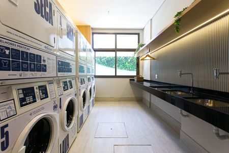 Apartamento à venda com 23m², 1 quarto e sem vaga Apartamento à venda com 23m², 1 quarto e sem vagaÁrea comum - Lavanderia