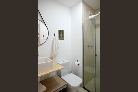 Studio à venda com 26m², 1 quarto e sem vaga Studio à venda com 26m², 1 quarto e sem vagaBanheiro