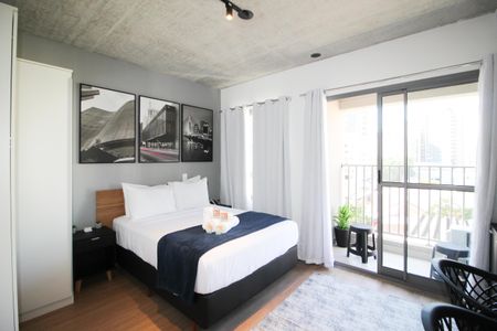 Studio de apartamento para alugar com 1 quarto, 24m² em Indianópolis, São Paulo