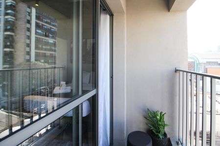 Varanda de apartamento para alugar com 1 quarto, 24m² em Indianópolis, São Paulo