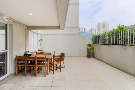Varanda de apartamento à venda com 1 quarto, 80m² em Jardim Santo Amaro, São Paulo