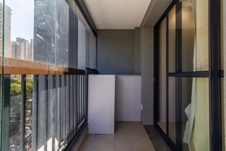 Varanda do Studio de kitnet/studio à venda com 1 quarto, 25m² em Brooklin, São Paulo
