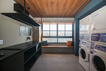 Studio à venda com 28m², 1 quarto e sem vaga Studio à venda com 28m², 1 quarto e sem vagaLavanderia