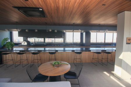 Studio à venda com 28m², 1 quarto e sem vaga Studio à venda com 28m², 1 quarto e sem vagaÁrea comum - Espaço Gourmet