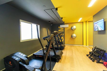 Apartamento à venda com 33m², 1 quarto e sem vaga Apartamento à venda com 33m², 1 quarto e sem vagaÁrea comum - Academia