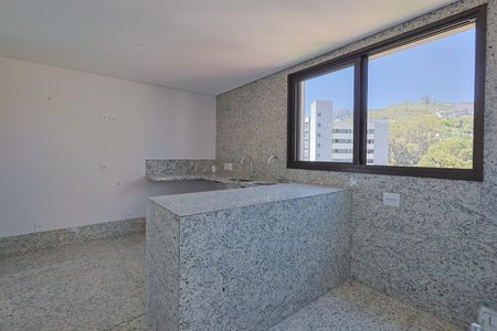 Cozinha de apartamento à venda com 4 quartos, 186m² em Serra, Belo Horizonte