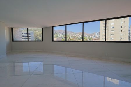 Sala de apartamento à venda com 4 quartos, 186m² em Serra, Belo Horizonte