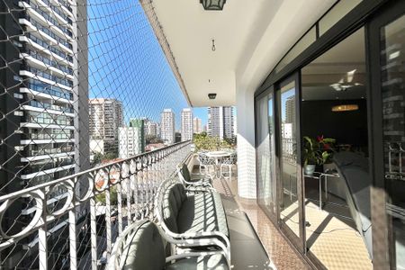 Varanda da Sala de apartamento à venda com 3 quartos, 225m² em Vila Clementino, São Paulo