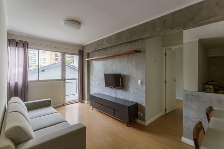 Sala de apartamento à venda com 1 quarto, 82m² em Vila Olímpia, São Paulo