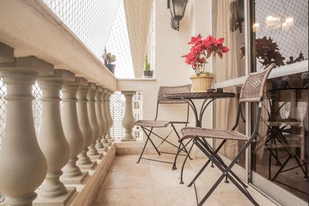 Varanda da Sala 1 de apartamento à venda com 4 quartos, 220m² em Vila Clementino, São Paulo