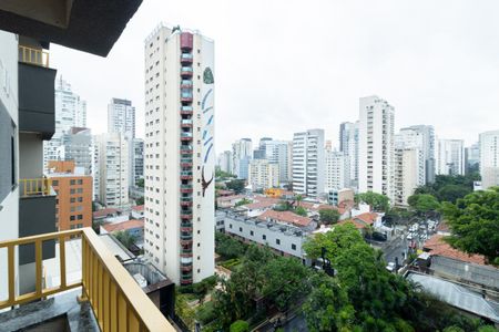 Vista da Varanda de apartamento para alugar com 1 quarto, 34m² em Vila Olímpia, São Paulo