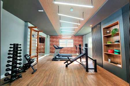 Apartamento à venda com 29m², 1 quarto e sem vaga Apartamento à venda com 29m², 1 quarto e sem vagaÁrea comum - Academia