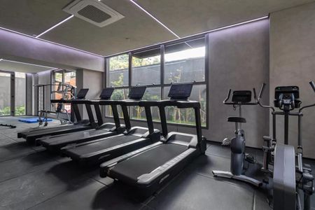 Studio à venda com 29m², 1 quarto e sem vaga Studio à venda com 29m², 1 quarto e sem vagaÁrea comum - Academia