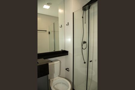 Apartamento para alugar com 25m², 1 quarto e sem vaga Apartamento para alugar com 25m², 1 quarto e sem vagaBanheiro da Suíte