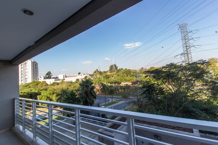 Studio à venda com 45m², 1 quarto e 1 vagaVaranda