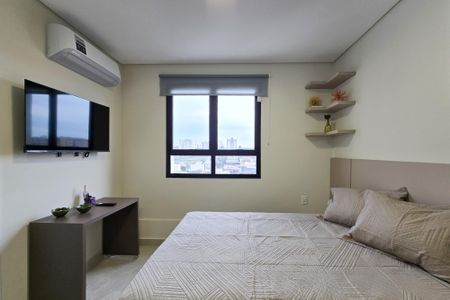 Studio para alugar com 26m², 1 quarto e 1 vaga Studio para alugar com 26m², 1 quarto e 1 vagaQuarto