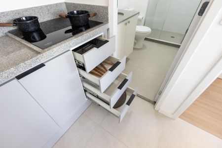 Apartamento à venda com 29m², 1 quarto e sem vagaCozinha