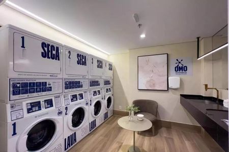 Studio para alugar com 30m², 1 quarto e sem vaga Studio para alugar com 30m², 1 quarto e sem vagaÁrea comum - Lavanderia