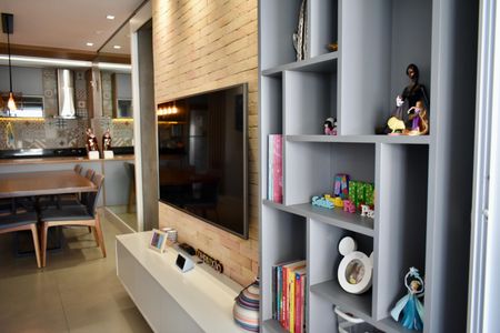 Sala de apartamento à venda com 3 quartos, 97m² em Chácara Inglesa, São Paulo