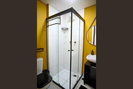 Studio para alugar com 34m², 1 quarto e 1 vaga Studio para alugar com 34m², 1 quarto e 1 vagaBanheiro