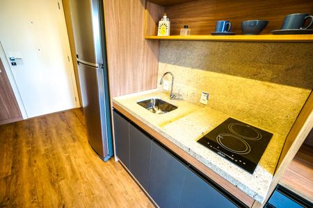 Studio à venda com 24m², 1 quarto e sem vaga Studio à venda com 24m², 1 quarto e sem vagaCozinha