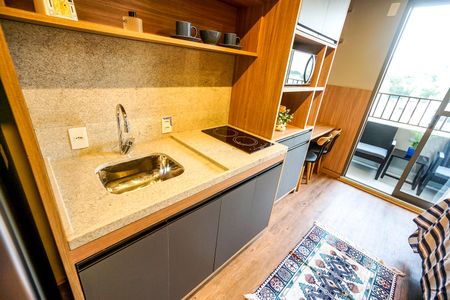 Studio à venda com 24m², 1 quarto e sem vaga Studio à venda com 24m², 1 quarto e sem vagaCozinha