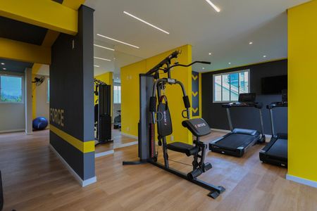 Apartamento para alugar com 38m², 2 quartos e sem vaga Apartamento para alugar com 38m², 2 quartos e sem vagaÁrea comum - Academia