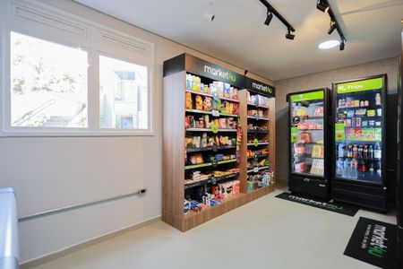 Apartamento para alugar com 38m², 2 quartos e sem vaga Apartamento para alugar com 38m², 2 quartos e sem vagaÁrea comum - Mini-mercado