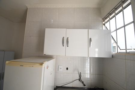 Cozinha de kitnet/studio para alugar com 1 quarto, 17m² em Cidade Universitária, Campinas