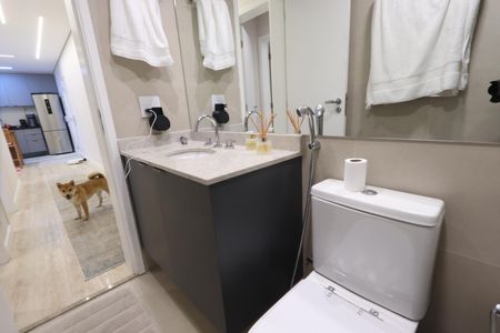 Apartamento à venda com 74m², 2 quartos e 1 vagaBanheiro Social