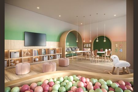 Apartamento à venda com 95m², 2 quartos e 1 vaga Apartamento à venda com 95m², 2 quartos e 1 vagaBrinquedoteca