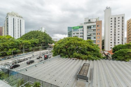 Vista Varanda da Sala de apartamento para alugar com 3 quartos, 95m² em Vila Olímpia, São Paulo