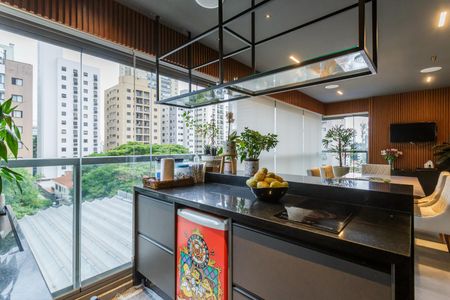 Varanda da Sala de apartamento para alugar com 3 quartos, 95m² em Vila Olímpia, São Paulo