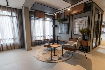 Apartamento à venda com 40m², 1 quarto e sem vaga Apartamento à venda com 40m², 1 quarto e sem vagaHall social