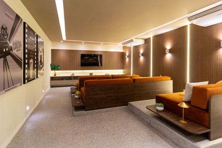 Apartamento para alugar com 32m², 1 quarto e sem vaga Apartamento para alugar com 32m², 1 quarto e sem vagaÁrea comum - Cinema