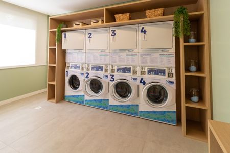 Apartamento para alugar com 32m², 1 quarto e sem vaga Apartamento para alugar com 32m², 1 quarto e sem vagaÁrea comum - Lavanderia