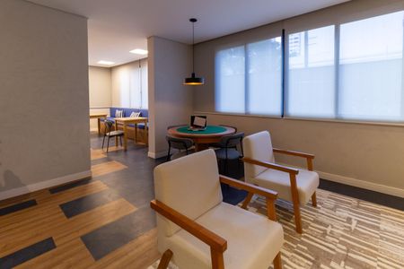 Apartamento para alugar com 32m², 1 quarto e sem vaga Apartamento para alugar com 32m², 1 quarto e sem vagaÁrea comum - Salão de Jogos