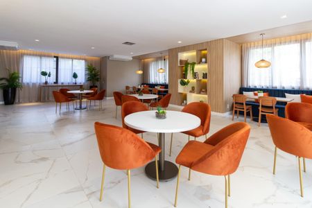 Apartamento para alugar com 32m², 1 quarto e sem vaga Apartamento para alugar com 32m², 1 quarto e sem vagaÁrea comum - Salão de festas