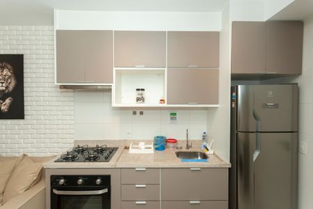 Studio à venda com 31m², 1 quarto e sem vagaCozinha