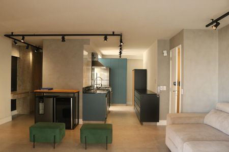 Sala de apartamento à venda com 3 quartos, 96m² em Várzea da Barra Funda, São Paulo