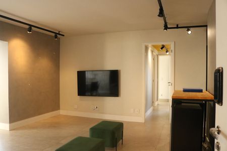 Sala de apartamento à venda com 3 quartos, 96m² em Várzea da Barra Funda, São Paulo