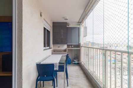 Varanda de apartamento à venda com 1 quarto, 34m² em Mooca, São Paulo