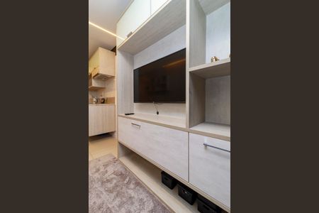 Sala de apartamento à venda com 1 quarto, 43m² em Cidade Monções, São Paulo