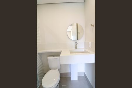 Banheiro da Suíte de kitnet/studio para alugar com 1 quarto, 27m² em Campo Belo, São Paulo