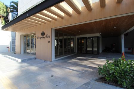 Studio para alugar com 30m², 1 quarto e sem vagaFachada e Portaria