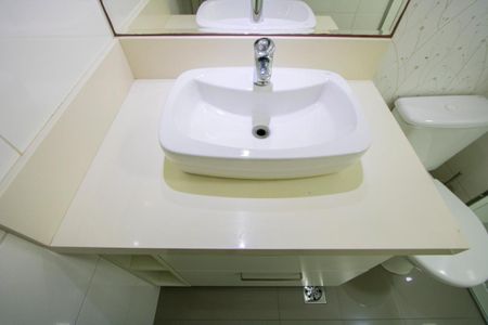 Apartamento à venda com 73m², 2 quartos e 2 vagas Apartamento à venda com 73m², 2 quartos e 2 vagasBanheiro social